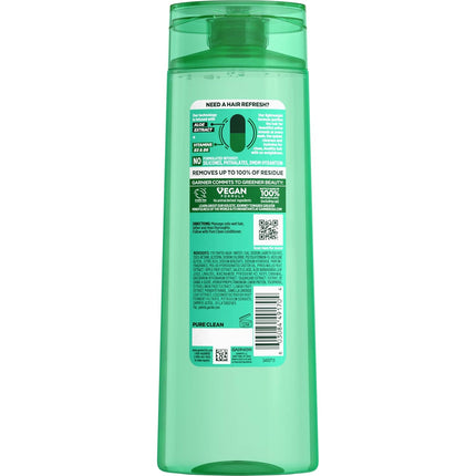 Fructis Pure Clean Purifying Shampoo, Silicone-Free, 12.5 Fl Oz — Beauty & Self-Care