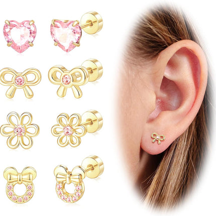 Hypoallergenic Earrings for Baby, Toddler, Kids & Teens