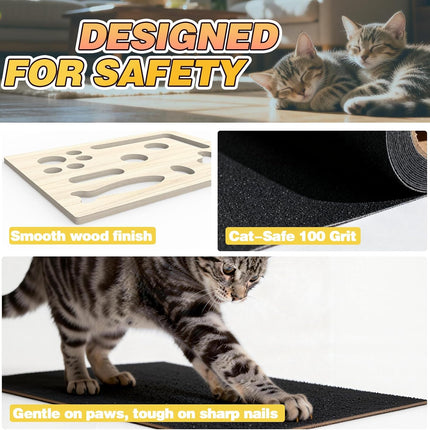 Interactive Cat Scratch Puzzle Enrichment Box