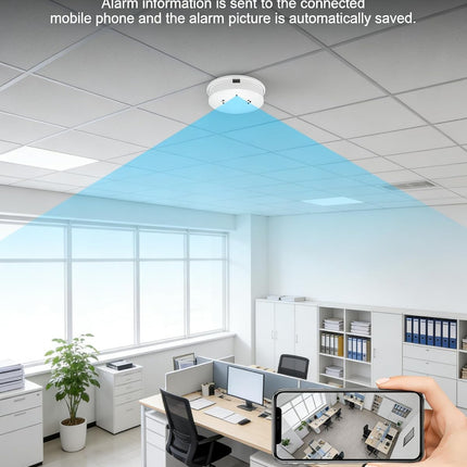 SourcetoHome 1080P WiFi Hidden Camera, Smoke Detector Spy Cam with Motion Detection, Loop Recording, No Audio - Indoor Home Security Cameras for Baby & Pet No SD Card No Smoke Detector Function - supplement facts label