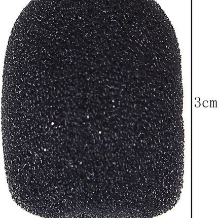 Foam Microphone Windscreen Covers for Lapel and Headset Microphones