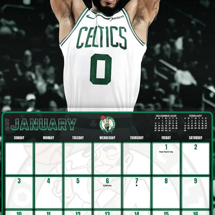 2027 Boston Celtics Wall Calendar
