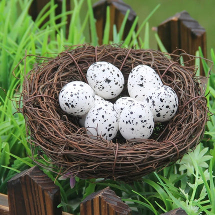 2-Piece Easter Bird Nest Decoration Prop, 6 cm