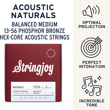 13-56 Balanced Medium Gauge Guitar Strings