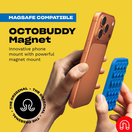 TerraBound TierraRumbo OCTOBUDDY Magnet - Dual Magnetic & Suction Phone Mount — Outdoor & Adventure