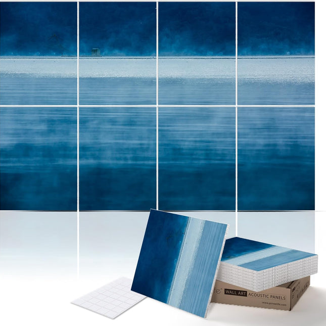Masterpiece Acoustic Art Panels, 8-Pack 12 x 16 Inch Decorative Sound Absorbing Wall Panels