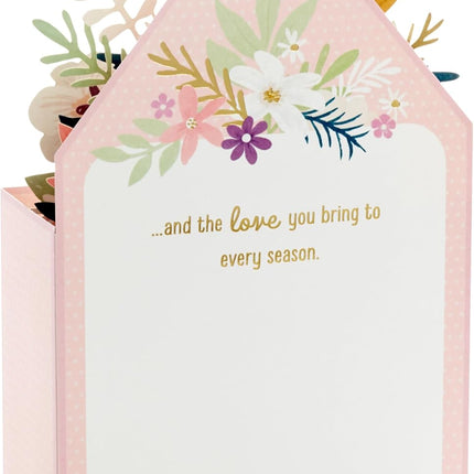Paper Wonder Mother's Day Pop Up Card (Floral Envelope) for Grandma — Home & Lifestyle