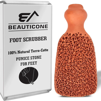 100% Natural Terracotta Pumice Stone Foot Scrubber
