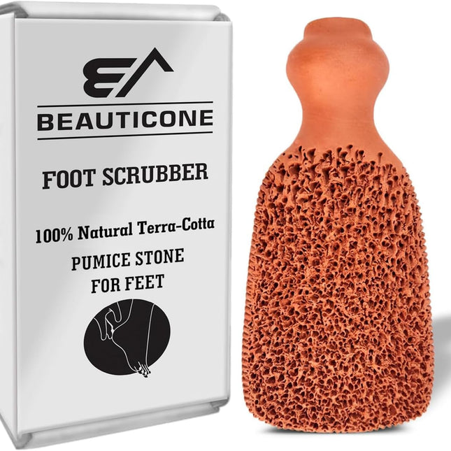 100% Natural Terracotta Pumice Stone Foot Scrubber
