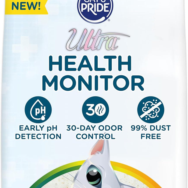 Ultra Health Monitor Unscented Micro-Crystal Cat Litter, 5 lb Bag