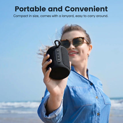 NexWave OndaNex Bluetooth Speaker Wireless,IP67 Waterproof & Dustproof Portable Speaker with — Smart Tech
