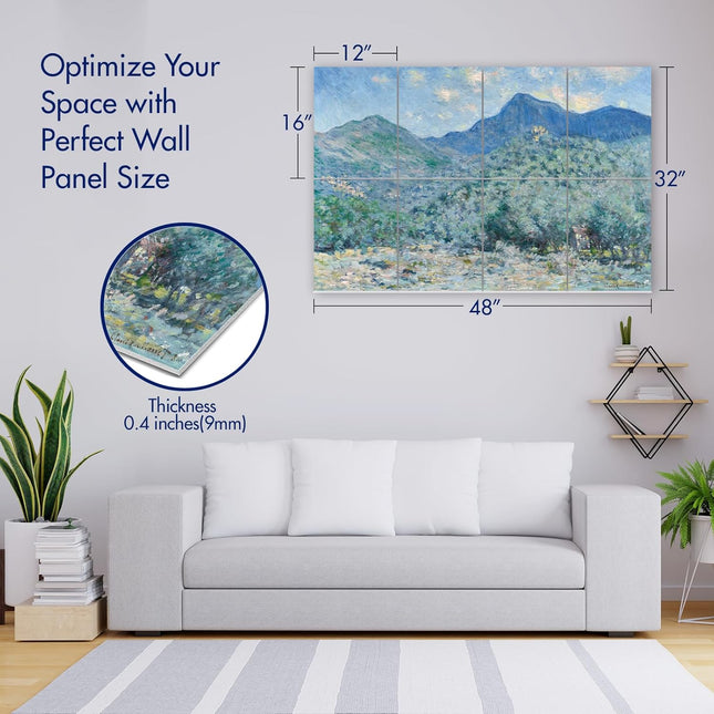 Masterpiece Acoustic Art Panels, 8-Pack 12" x 16" Sound Absorbing Wall Art