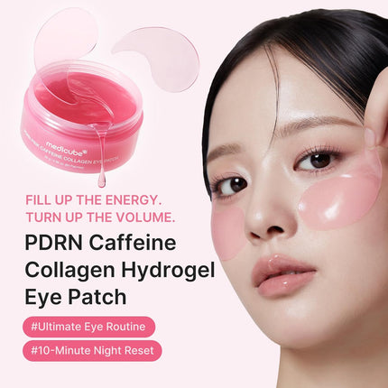PDRN Caffeine Collagen Gel Eye Patches, 30 Pairs