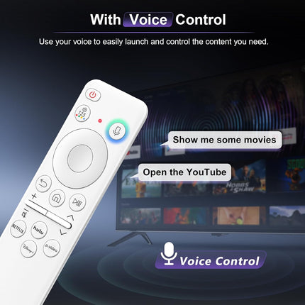 Voice Rechargeable Remote for Samsung-Smart-TV-Remote-Control — Smart Tech