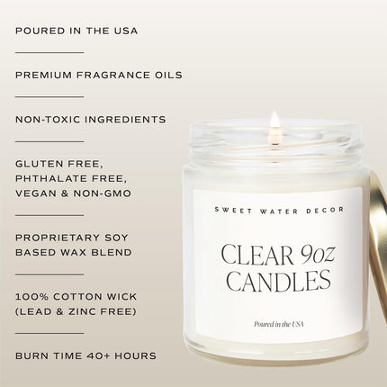 AuraHaus CasaAura Sweet Water Decor Cashmere and Vanilla Patterned Candle — Home Decor & Ambiance