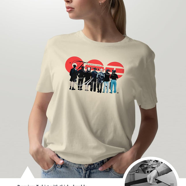 Forever Artist Seven-Member Silhouette Graphic T-Shirt