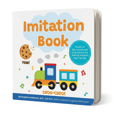 Imitation Book: Interactive Learn to Talk Board Book for Toddlers Ages 0-4