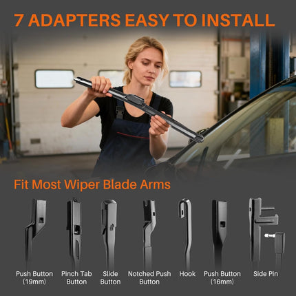 Water Repellent Silicone Wiper Blades, 22 Inch, 2 Pack