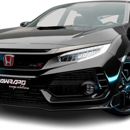Gloss Obsidian Black Automotive Vinyl Wrap Roll, 5 ft x 1 ft