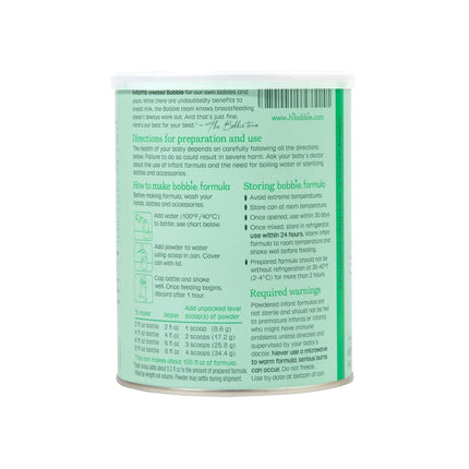 Whole Milk Grass Fed Powder Baby Formula with Iron, DHA and ARA, 14.1 oz