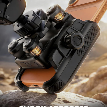 Motorcycle & Bike Phone Mount with Vibration Dampener for 6-7.2 in Phones