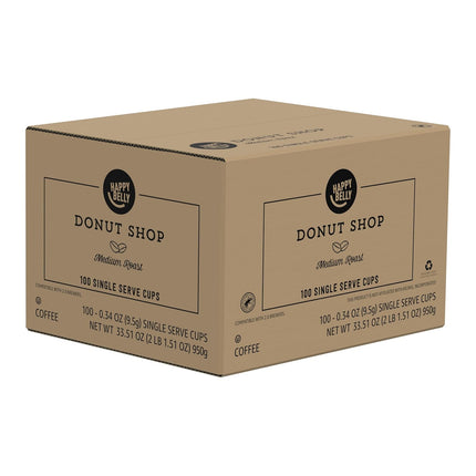 Medium Roast Donut Style Coffee Pods, 100 Count