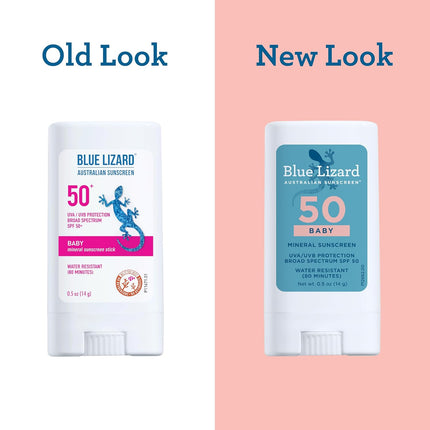 Baby Mineral Sunscreen Stick with Zinc Oxide, SPF 50+, .5 oz