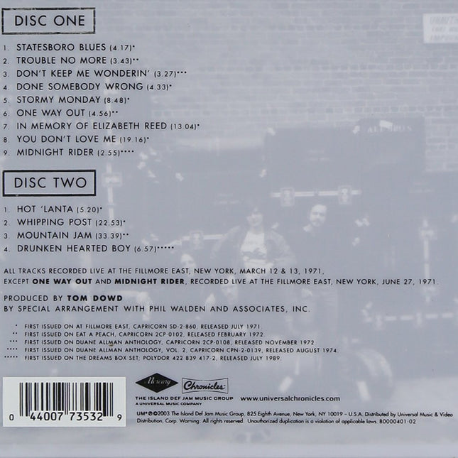 At Fillmore East