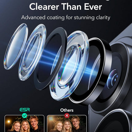 Camera Lens Protector Set for Galaxy S26 Ultra - Black