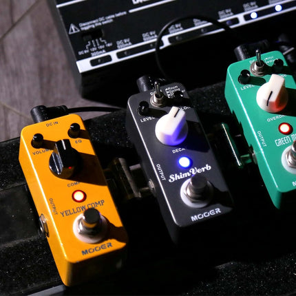 Yellow Compressor Guitar and Bass Pedal