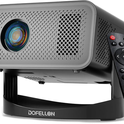 Built-in Apps 2026 Upgraded Portable Mini Projector with WiFi and Bluetooth