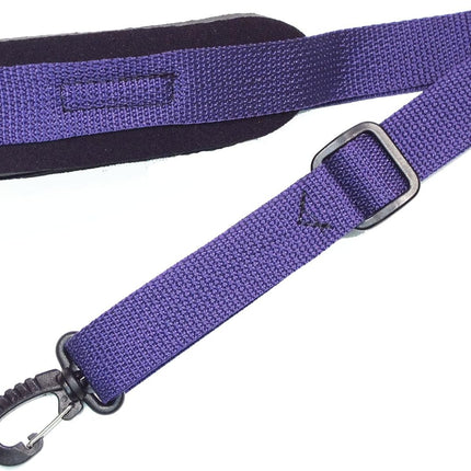 Purple Neoprene Padded Saxophone Strap with Locking Swivel Snaphook