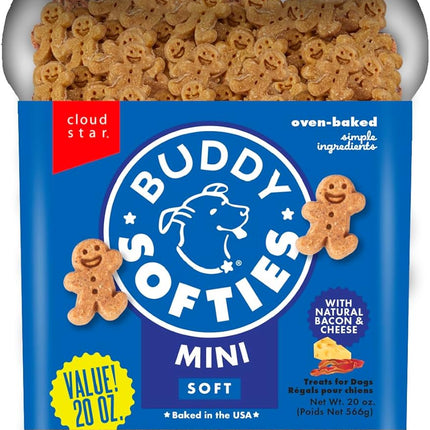 PawHaven RefugioPata Buddy Softies Soft & Chewy Dog Treats, Bacon & Cheese — Pet Supplies