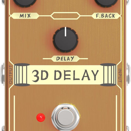 SourceToHome FuenteACasa 3D DELAY,Guitar Pedal,Electric Guitar Effects Pedal — Home & Lifestyle