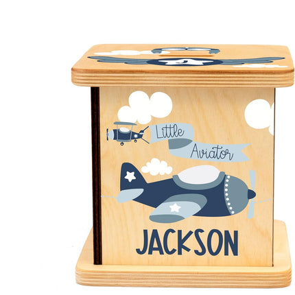 LittleNest NidoPequeño Wooden Piggy Bank for Kids and Adults, Personalized Gift Handmade in USA by — Baby & Toddler