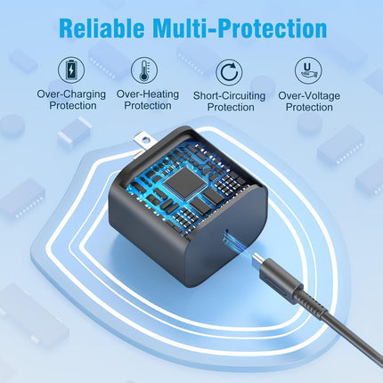 60W USB-C Gaming Console Charger with 5FT Cable