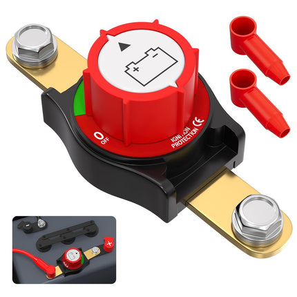 DriveForge ForjaRuta Joinfworld Side Post Battery Disconnect Switch 12V-48V 275A Waterproof — Auto & Moto