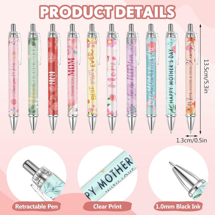 SourceToHome FuenteACasa Eaasty 50 Sets Mother's Day Appreciation Gifts Set Mom Pen and Bookmark — Home & Lifestyle