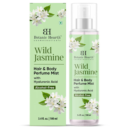 Jasmine Hair Perfume & Body Mist, Alcohol-Free Everyday Fresh Fragrance Spray, 3.4 fl oz