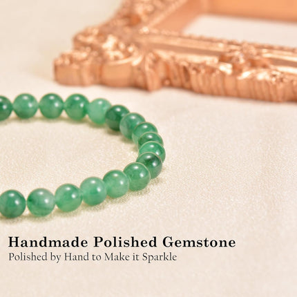 6mm African Jade Stretch Bracelet