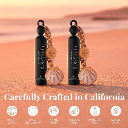 GlowEssence EsenciaLuz PUREAMOR Pheromone Perfume for Women, Amber Noir 2-Pack Keychain Perfume — Beauty & Self-Care