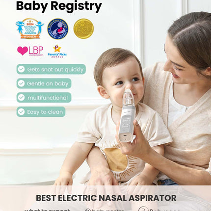 Electric Baby Nasal Aspirator with Music and Light Soothing