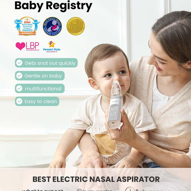 Electric Baby Nasal Aspirator with Music and Light Soothing