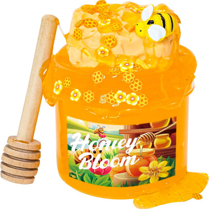 SourceToHome FuenteACasa DIY Clay Honey themed slime(7oz) - Jelly Textured Slime — Home & Lifestyle