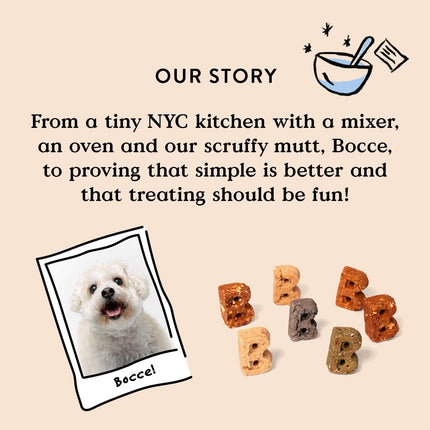 PawHaven RefugioPata Bocce's Bakery Oven Baked Bac'N Nutty Treats for Dogs — Pet Supplies