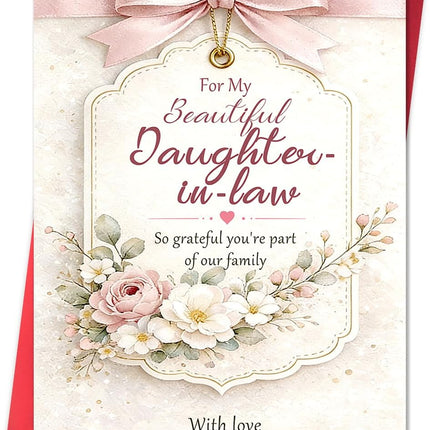 Mother's Day Floral Greeting Card for Daughter-in-Law