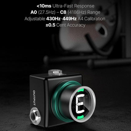 SourceToHome FuenteACasa SWIFF AUDIO C20 Guitar Tuner Pedal, ±0.5 Cent Ultra-Precision — Home & Lifestyle