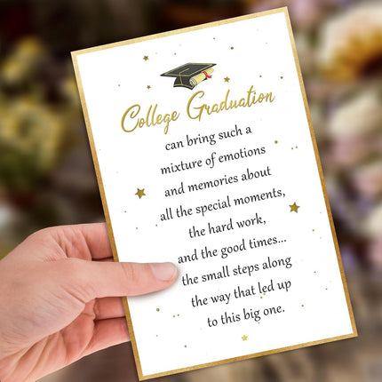 SourceToHome FuenteACasa College Graduation Card, Inspirational Graduation Card Gift — Home & Lifestyle