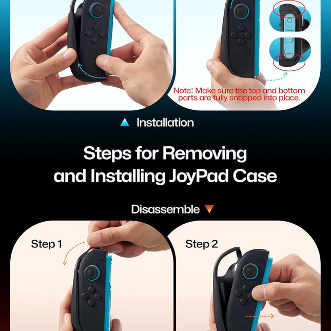 Split Every Day Slim Magnetic Detachable Front Cover Case – PC0123C