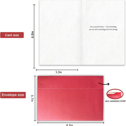 Heartfelt Proud of You Congratulations Greeting Card